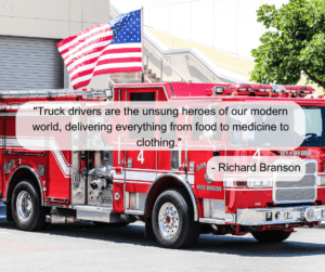 "Truck drivers are the unsung heroes of our modern world, delivering everything from food to medicine to clothing." - Richard Branson "Truck drivers are the unsung heroes of our modern world, delivering everything from food to medicine to clothing." - Richard Branson "Truck drivers are the unsung heroes of our modern world, delivering everything from food to medicine to clothing." - Richard Branson 